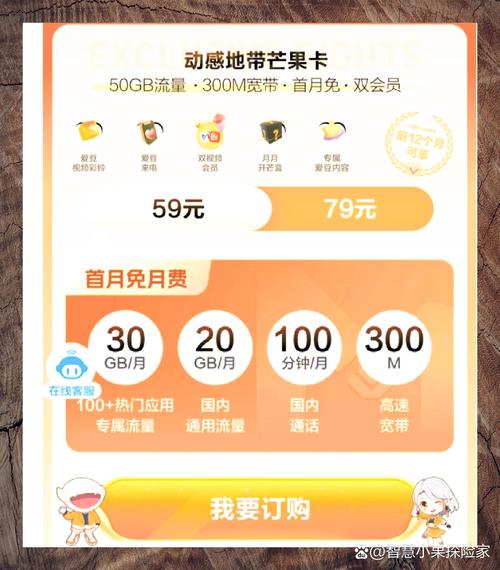 芒果套餐59元线上办理已成功