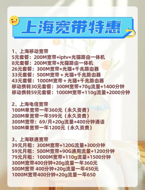 上海宽带套餐大比拼哪家最适合你