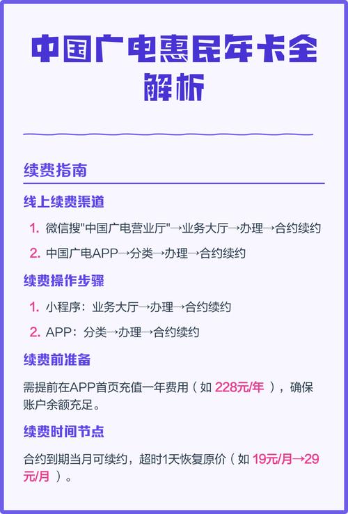 中国广电惠民年卡全解析 续费指南 线上续费渠道微信搜中国广电
