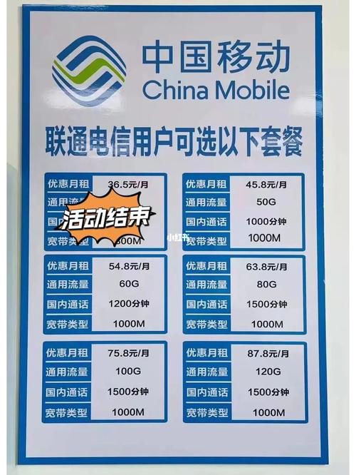 联通电信优惠套餐携号转网