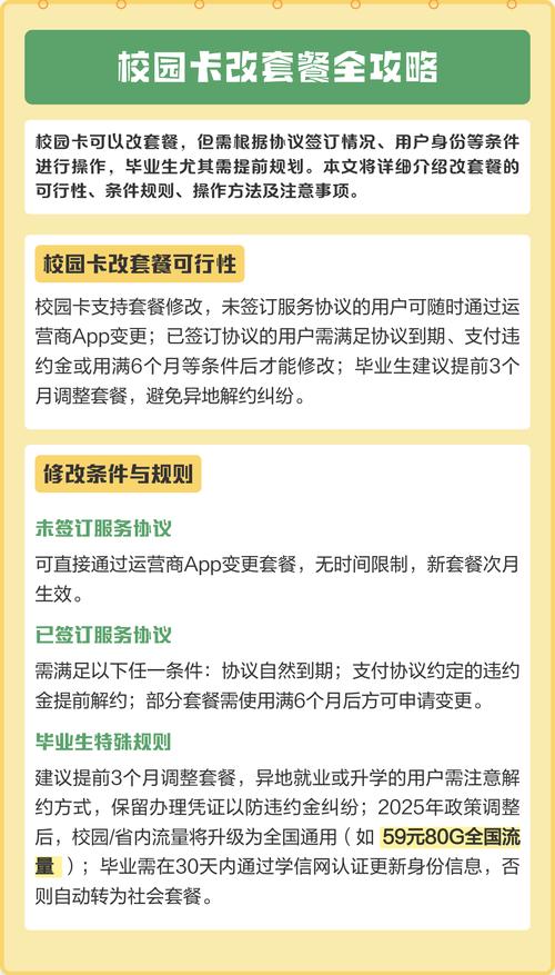 校园卡改套餐全攻略