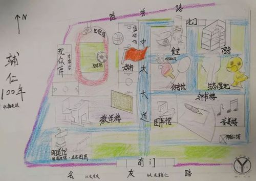 观整体布局察空间格局或云淡风轻或浓墨重彩全景展现学校各功能区