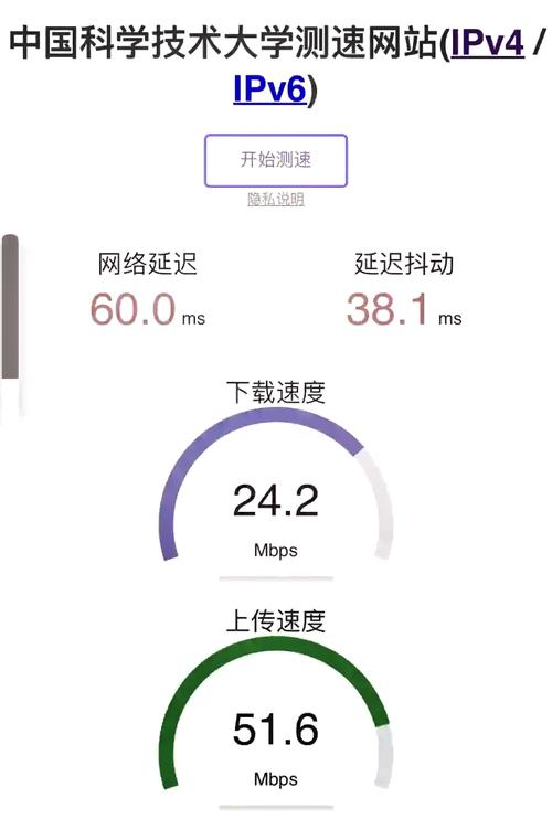 无需下载任何app只需打开手机自带的浏览器搜索中科大测速官网