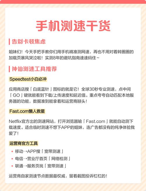 实测8年避坑经验整理如下  测速工具推荐 speedtest应用