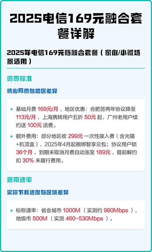 2025电信169元融合套餐详解