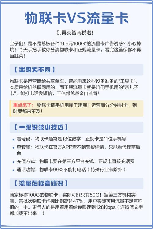 物联卡vs流量卡别再交智商税啦
