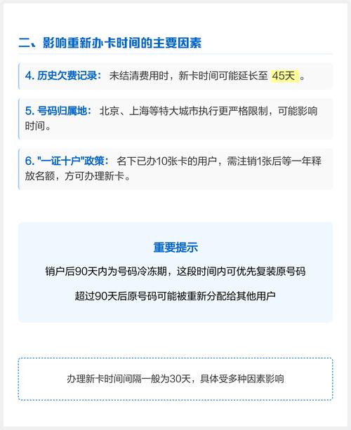 销户后重新办卡90天内为冷冻期黄金期通过中国联通app或归属地
