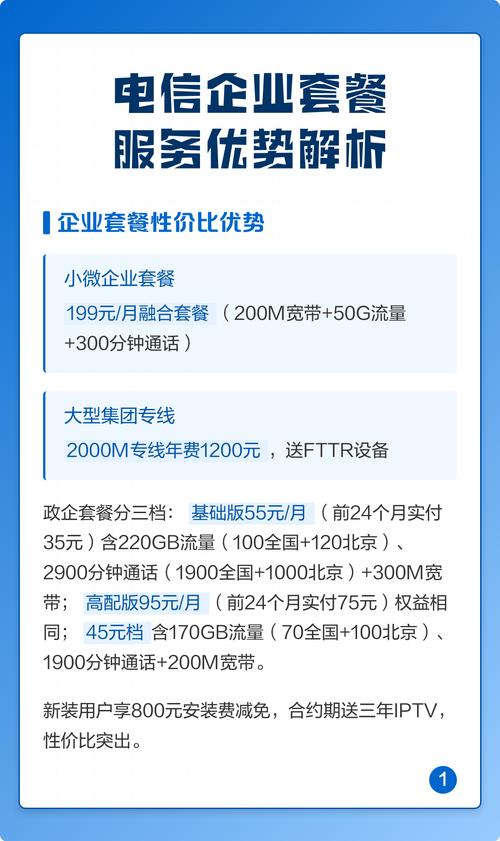 电信企业套餐服务优势解析 企业套餐性价比优势 电信企业套餐覆盖不同