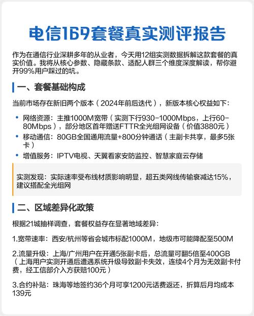 作为通信行业从业者用实测数据解析套餐真实价值从核心参数隐藏