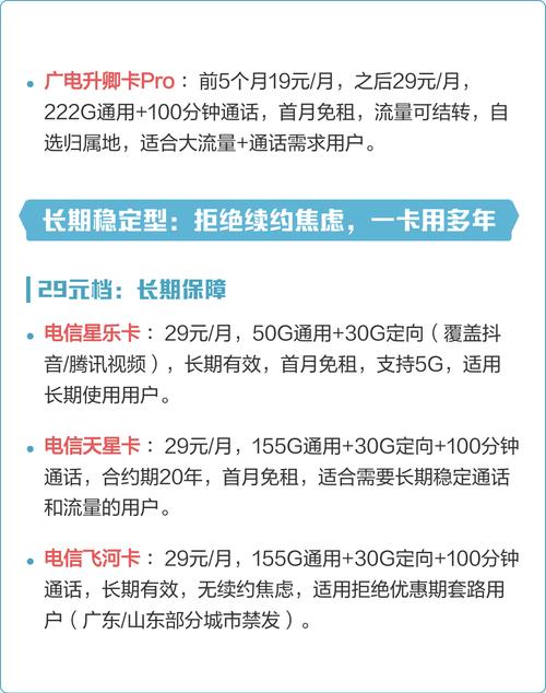 性价比首选 电信沧盟卡每月19块有185g通用流量分阶段加量首月45g