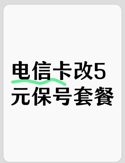 电信卡5元保号套餐办理指南