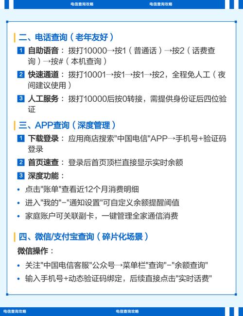 中国电信查余额全渠道攻略
