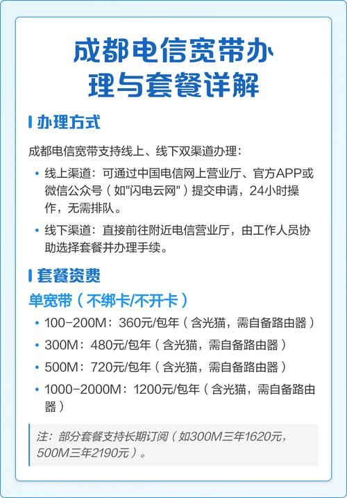 今天为大家带来成都电信宽带超全攻略手把手教您选对套餐省大钱