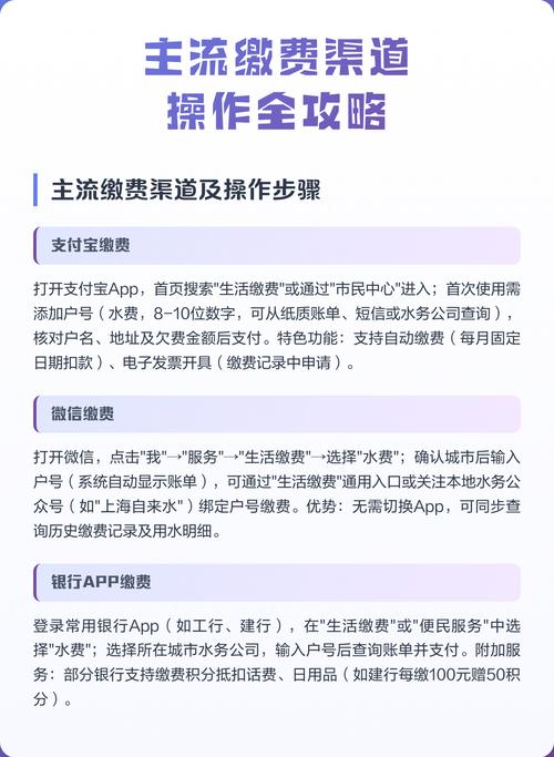 主流缴费渠道操作全攻略