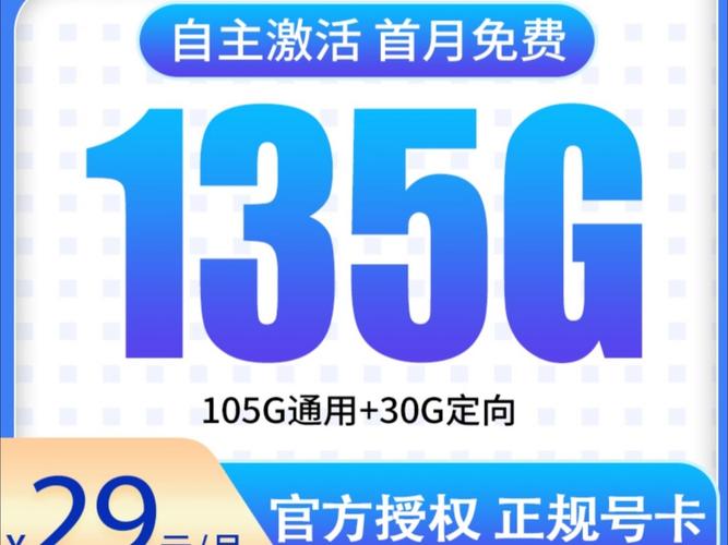电信湘星卡29元135g流量卡手机卡推荐