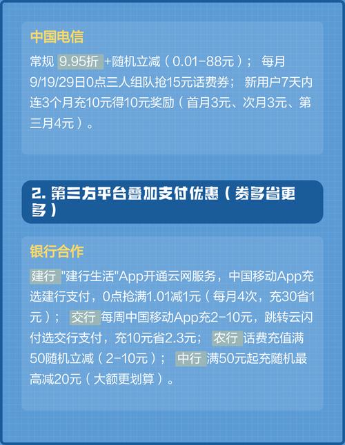 话费充值攻略官方 第三方超全优惠