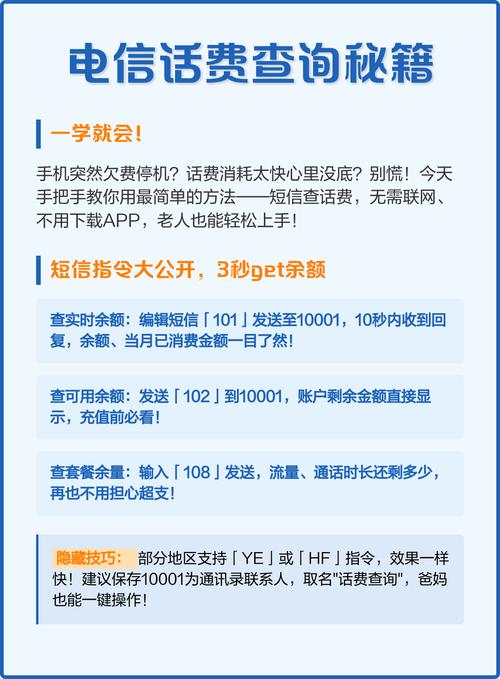 电信话费查询秘籍一学就会