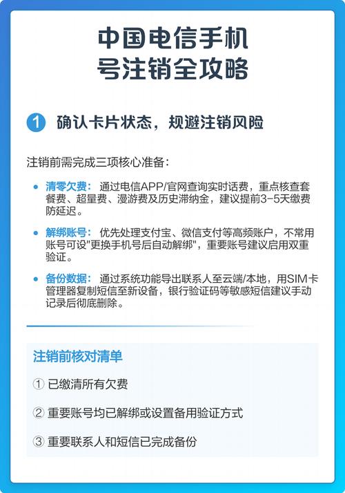 中国电信手机号注销全攻略