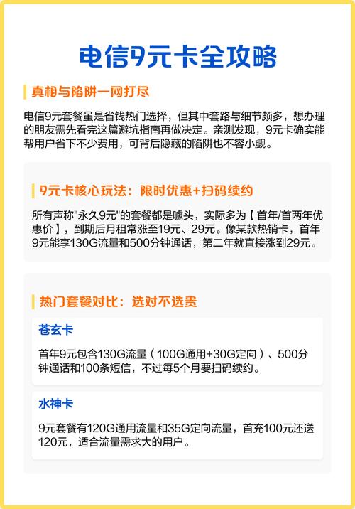电信9元卡全攻略真相与陷阱一网打尽