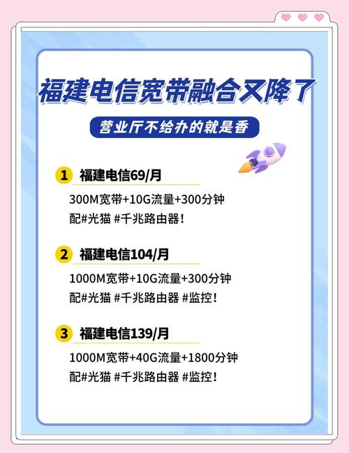 福建电信营业厅3种宽带套餐你不可错过