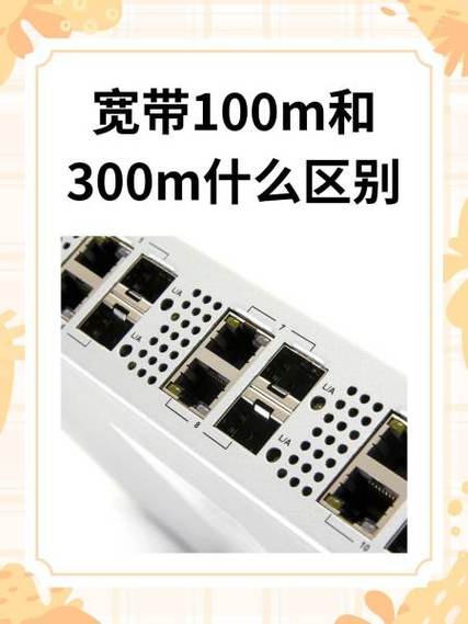 宽带100m和300m什么区别