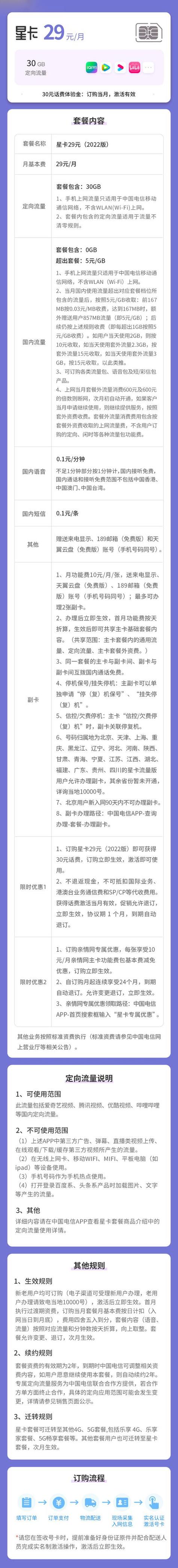 大吉林星卡电信套餐怎么样