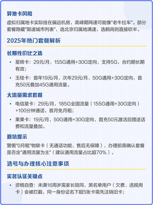 2025陇南电信选号及套餐全解析