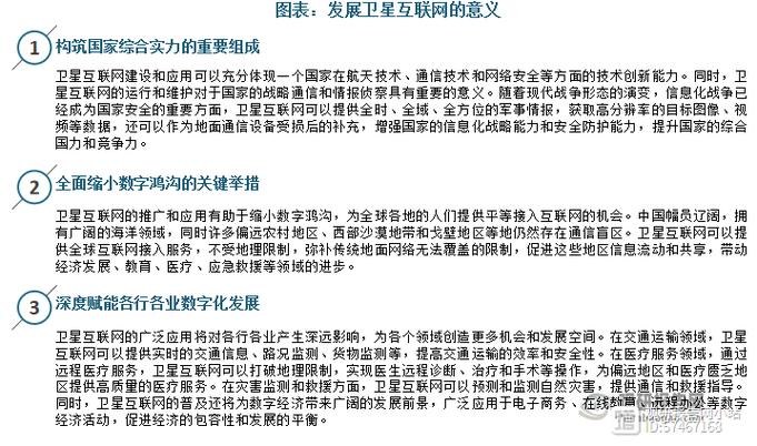 是全面缩小数字鸿沟的关键举措卫星互联网将深度赋能各行各业数字化