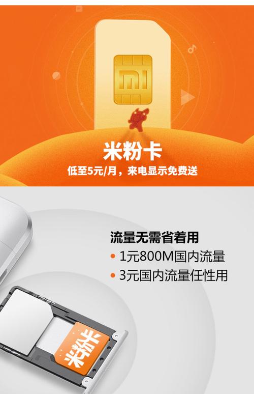 电信米粉卡 1元800m日租超大流量4g全国通用大王手机电话上网天翼