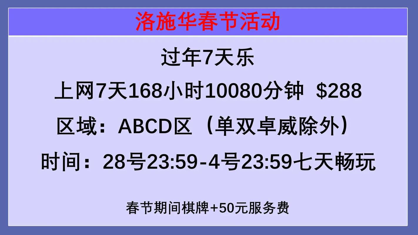 上网7天168小时10080分钟288情系新春礼表心意