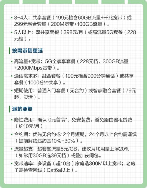 电信套餐推荐家庭：如何选择最适合的方案？