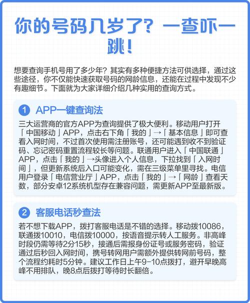 app一键查询法 三大运营商官方app均可查询网龄移动用户通过我