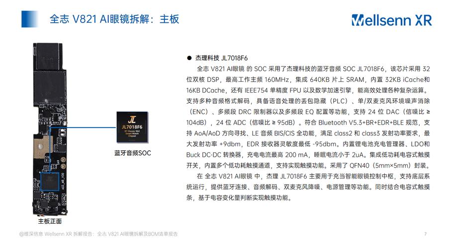 ai眼镜拆解及bom成本报告华强北全志v821 ai眼镜