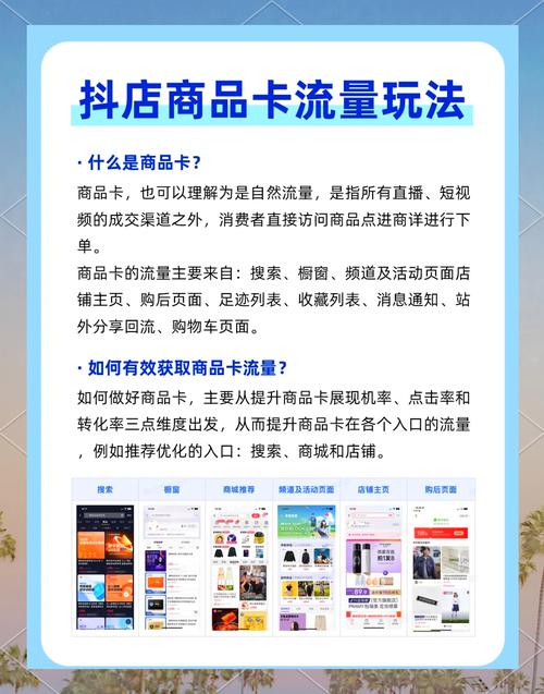抖店商品卡流量秘籍爆款必看