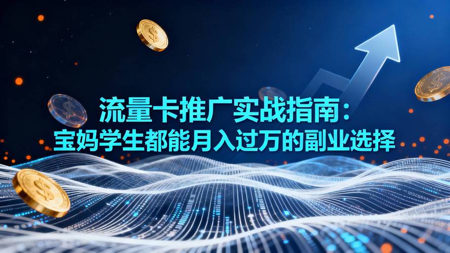 流量卡推广实战指南宝妈学生都能月入过万的副业选择