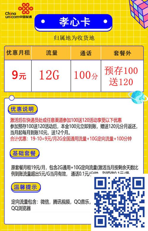 联通川喻卡28元月包50g全国 200g四川 300g四川高校 300分钟通话 双