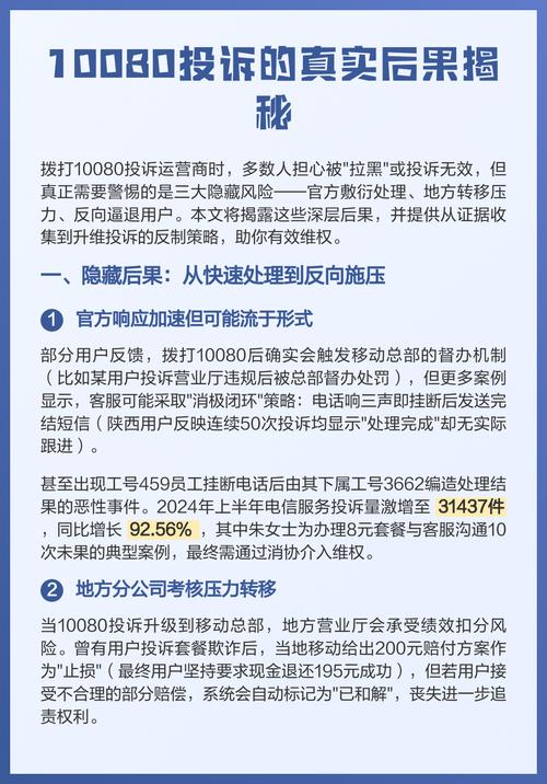 10080投诉有用吗？与实测经验