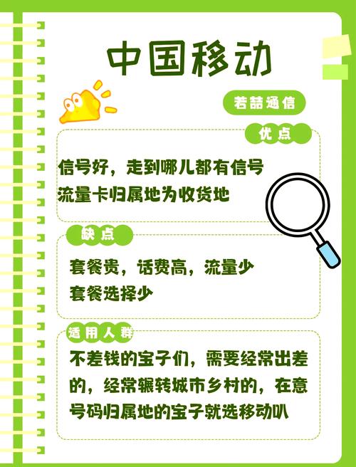 三大运营商优缺点对比选对不后悔