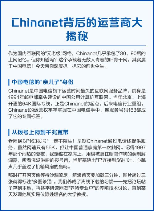 chinanet背后的运营商大揭秘