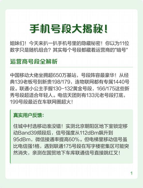 运营商号段全解析 中国移动拥有139198179等20余个号段覆盖物联