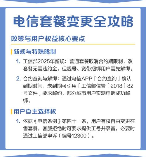 电信套餐变更全攻略