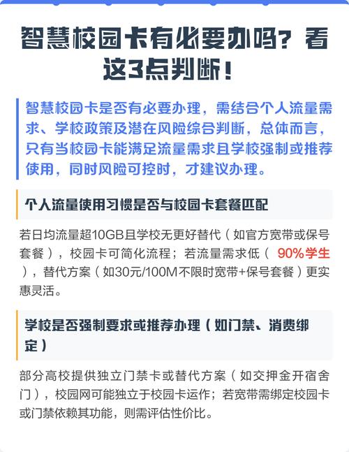 智慧校园卡有必要办吗看这3点判断