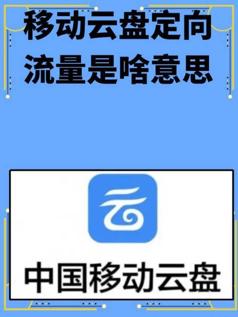 云盘定向流量是指只能由指定的应用使用的流量