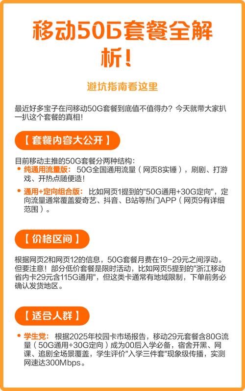 移动50g套餐全解析避坑指南看这里
