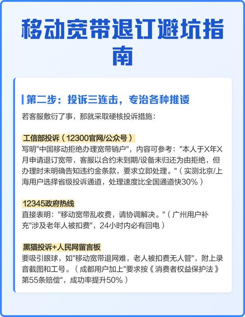 移动宽带退订避坑指南