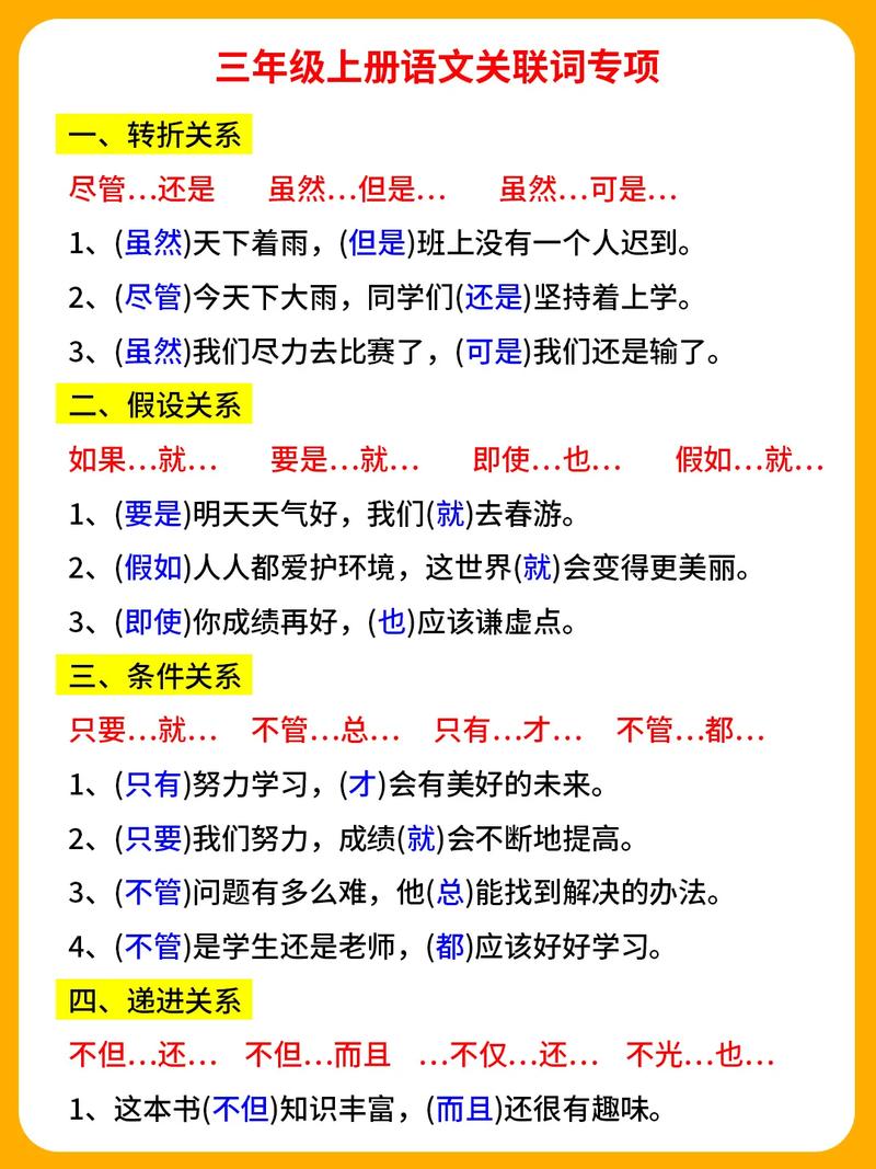 三年级 上册语文关键词专项练习知识点总结 三年级上册