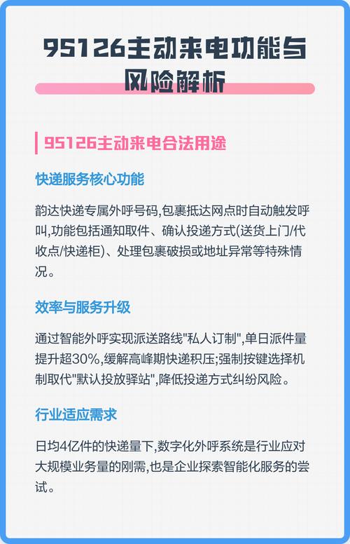 95126主动来电功能与风险解析