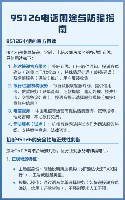 95126电话用途与防骗指南
