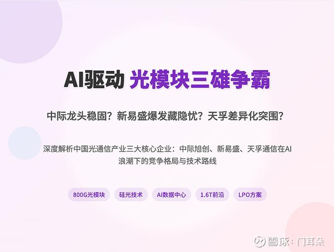 ai驱动光模块三雄争霸中际龙头稳固新易盛爆发藏隐忧天孚差异化突围