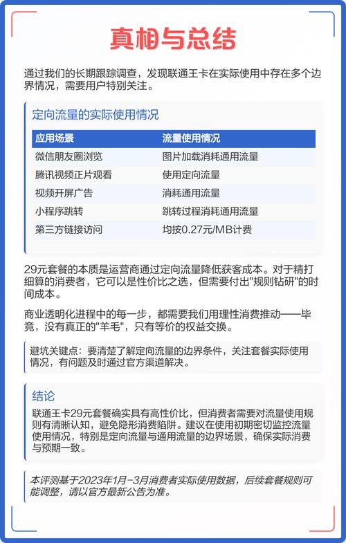 联通王卡29元套餐真实测评 避坑指南